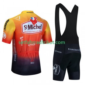 Saint Michel Auber 93 Fahrradbekleidung Radtrikot Kurzarm + Trägershorts 2023